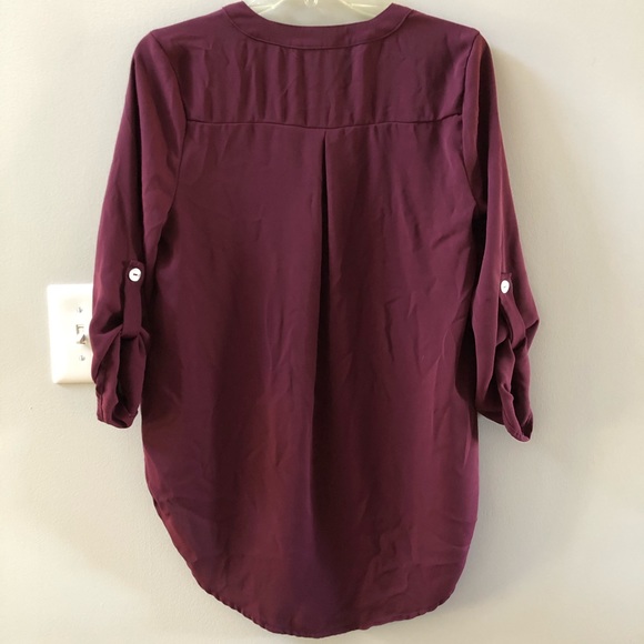 Maroon blouse - Picture 4 of 4